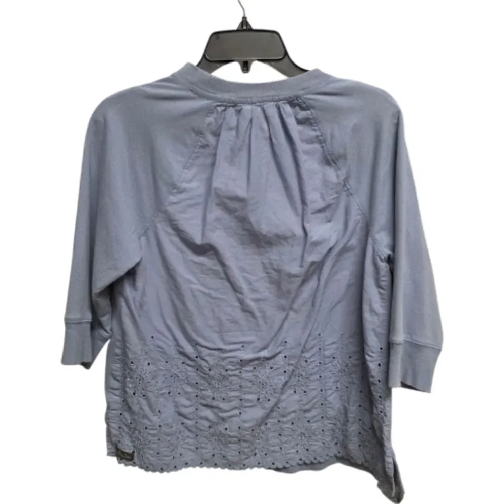Matilda Jane Slate Blue Eyelet In The Moment Sweater S